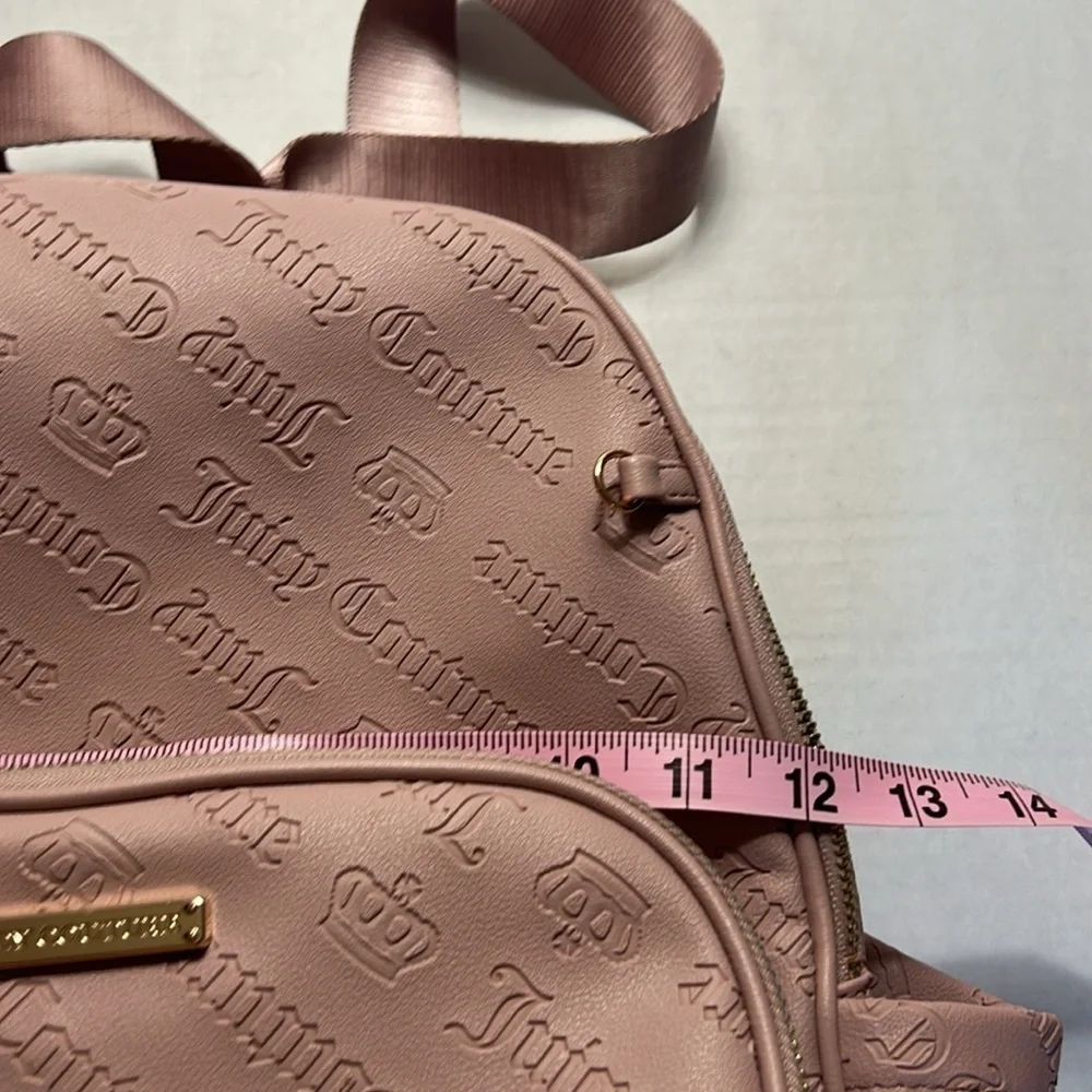 JUICY COUTURE BESTSELLING ROSSIE BACKPACK BACK TO SCHOOL BLUSH COLOR